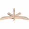 Ekena Millwork Alberta Smooth Timber Gable Bracket, Douglas Fir, 48"W x 28"H x 3 1/2"D x 3 1/2"F, 14/12 Pitch GBW048X28X0404ALB00SDF - alternate 3